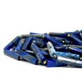 Lapis Lazuli szlifowany walec nieregularny ok.30-21 x 7-6mm