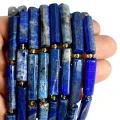Lapis Lazuli szlifowany walec nieregularny ok.30-21 x 7-6mm