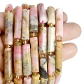 Opal szlifowany walec nieregularny ok. 31-18x7-6mm