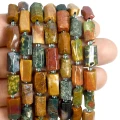 Jaspis oceaniczny szlifowany walec nieregularny ok. 13-10x8-6mm