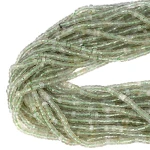 Kwarc zielony talarek fasetowany ok. 4x2mm
