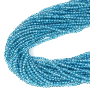 Topaz błękitny kula fasetowana ok. 2,5mm