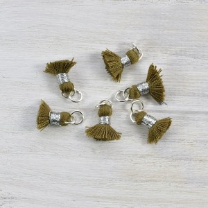 Chwost khaki ciemny ok. 1,2-1,7cm