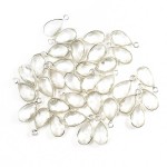 Kryształ górski kropla ok. 16x8mm [zawieszka, srebro 925]
