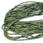 Hematyt zielony kostka matowa ok. 3x3mm [obłe rogi]